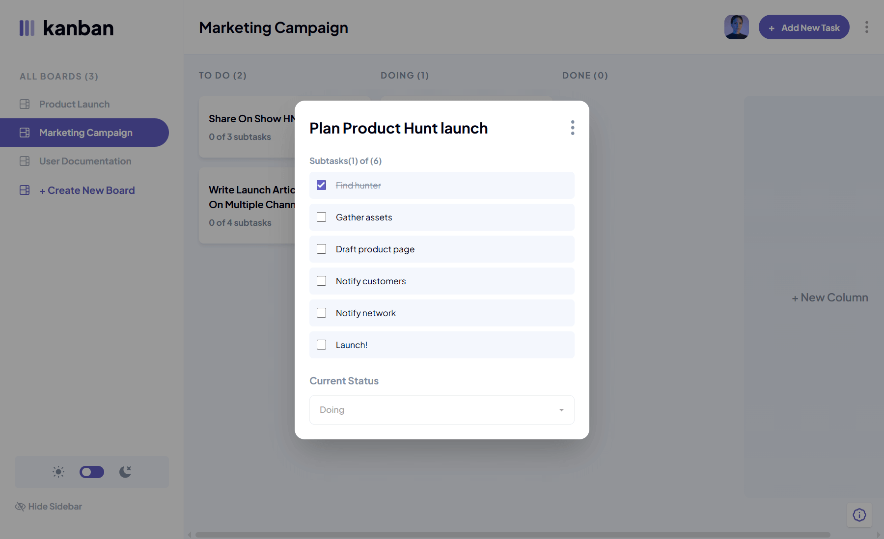 task management app image 3